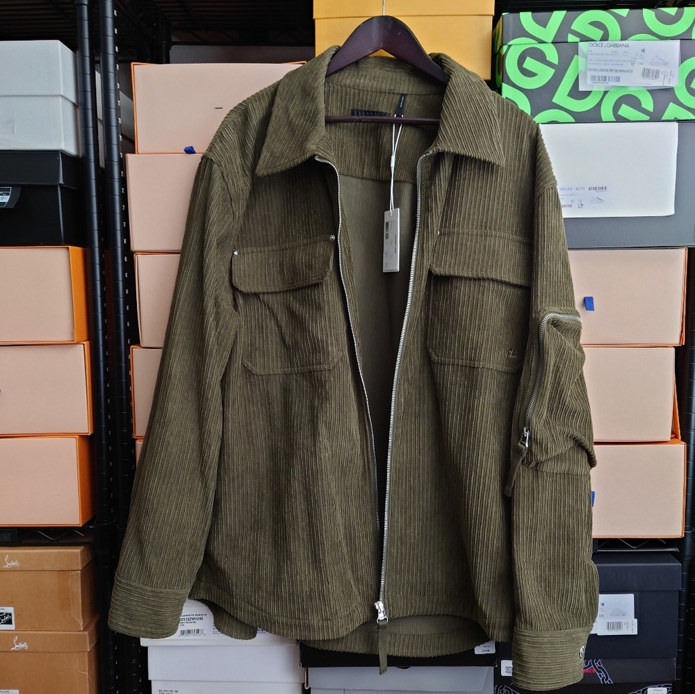 Helmut Lang Corduroy Shirt Jacket